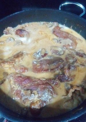 صورة لوصفة بيكاتا بالمشروم