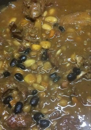 Una foto de Guiso de porotos