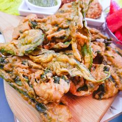 A picture of Palak Pakoray.