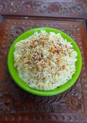 A picture of Cheese fusili pasta.