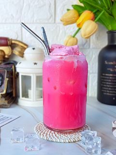Foto resep Pink Lava Float