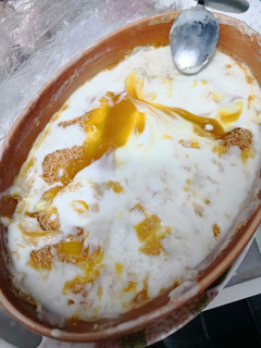Foto resep Ice cream caramel dengan kunafa(فخارية إيس كريم بالفلو بالكنافة)