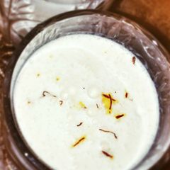 A picture of Badam milk.