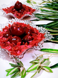 عکسی از دستور ترشی آلو قرمز و کلم قرمز 🤤😋 Pickled red cabbage plums