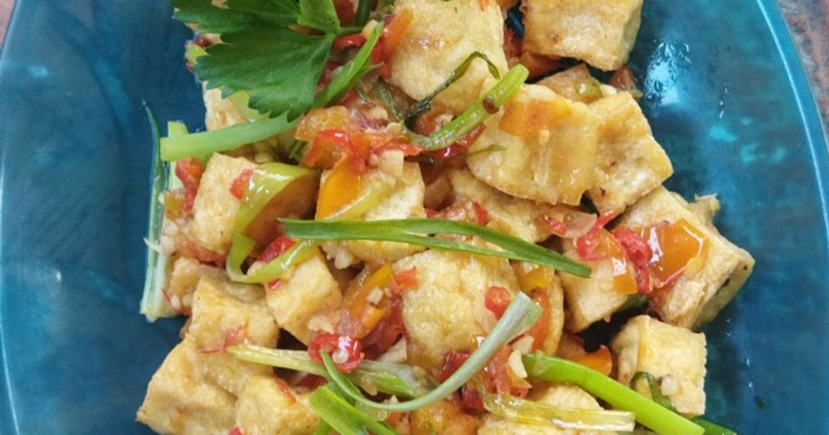 Tahu Goreng Saus Cabe khas Vietnam (𝚍𝚊𝚞 𝚑𝚞 𝚜𝚘𝚝 𝚌𝚊)