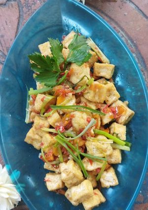 Foto resep Tahu Goreng Saus Cabe khas Vietnam (𝚍𝚊𝚞 𝚑𝚞 𝚜𝚘𝚝 𝚌𝚊)