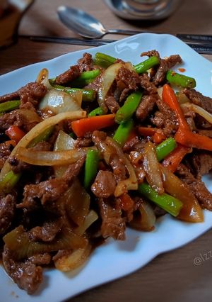 Foto resep Daging Cah Bawang Bombay