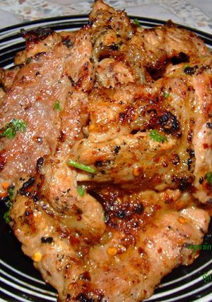 A picture of Grilled Pork with Chili Marinade.