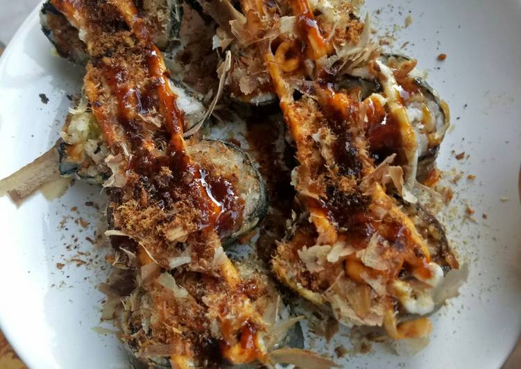 Resep Crispy Chicken Sushi Roll, Enak