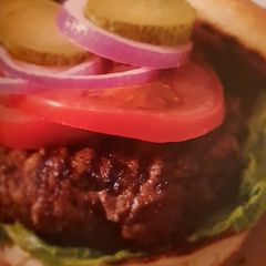 A picture of Classic burger: summer delight.