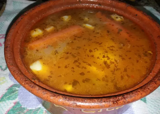 Receta Sopa de marisco y pescado