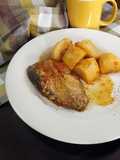 Pescado guisado con papas - Cocina mediterránea