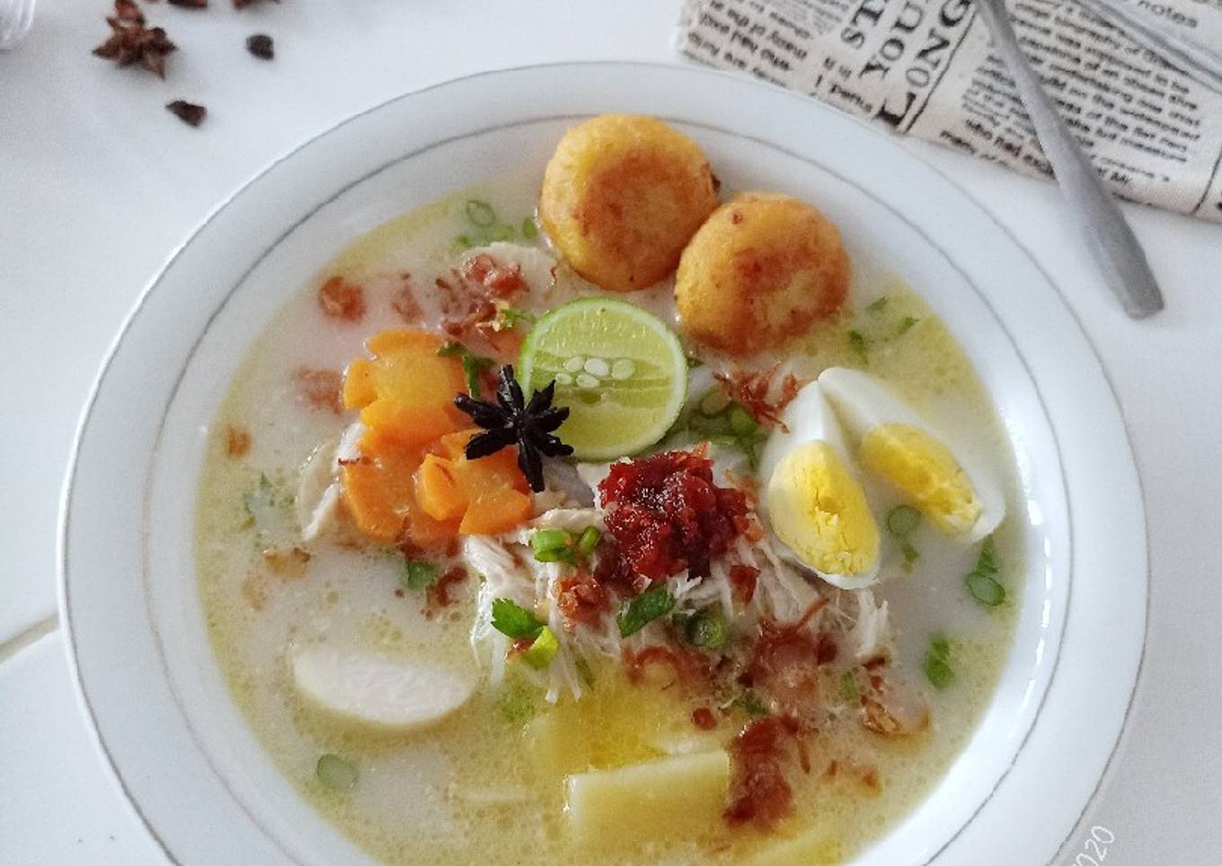 ❤Soto Banjar (Kuah with Krimer)