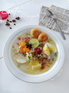Foto resep ❤Soto Banjar (Kuah with Krimer)