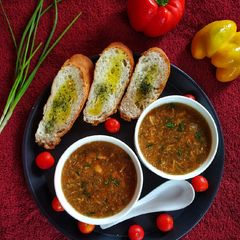 A picture of Chicken and Pepper Soup.