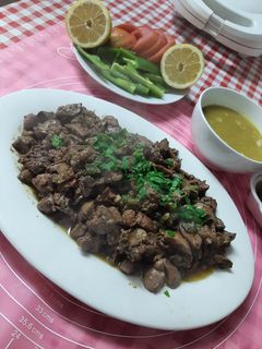 صورة لوصفة كبدة دجاج