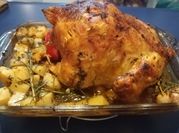 Una foto de patatas zumo de limón