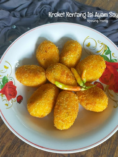 Foto resep Kroket Kentang Isi Ayam Sayur