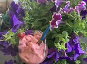 Une photo de glace fraise