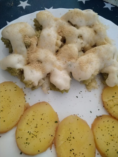 Una foto de Romanescu con bechamel 🐸