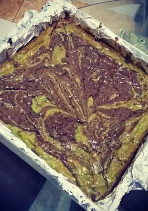 Foto resep Green tea Cadbury Fudge Brownies