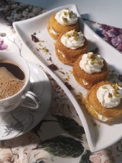 صورة لوصفة كب الكنافه بالقشطه