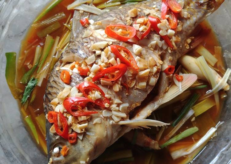 Resepi Ikan Siakap Stim Limau Ala Thai Azhanco