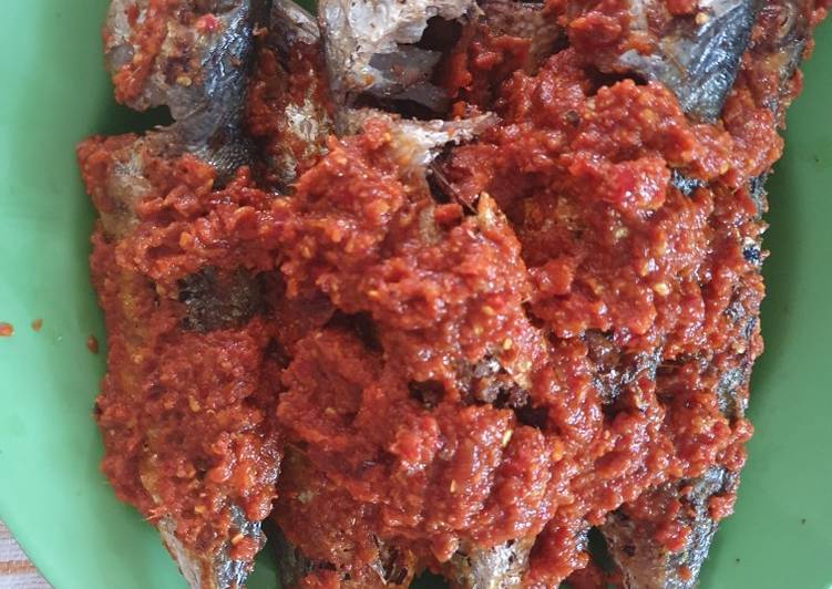 Sambel ikan dencis masakan rumahan