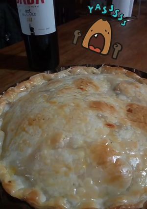 Una foto de Tarta de verduras y queso 🥗🧀