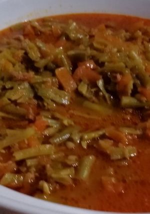 صورة لوصفة فاصوليا خضره ببندورة
