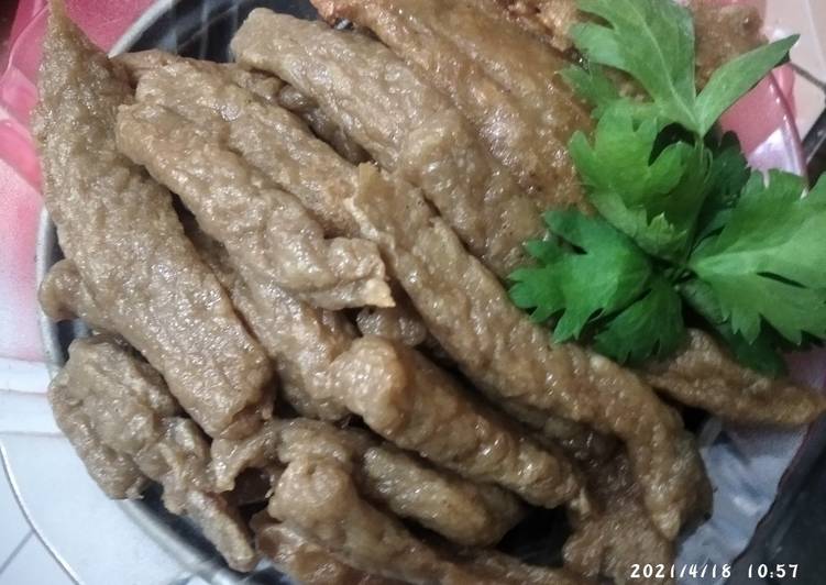 Resep Terbaik ODENG/EOMUK/TEMPURA KULIT IKAN TUNA Lezat Mantap