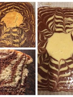 صورة لوصفة كيك او ماربل كيك