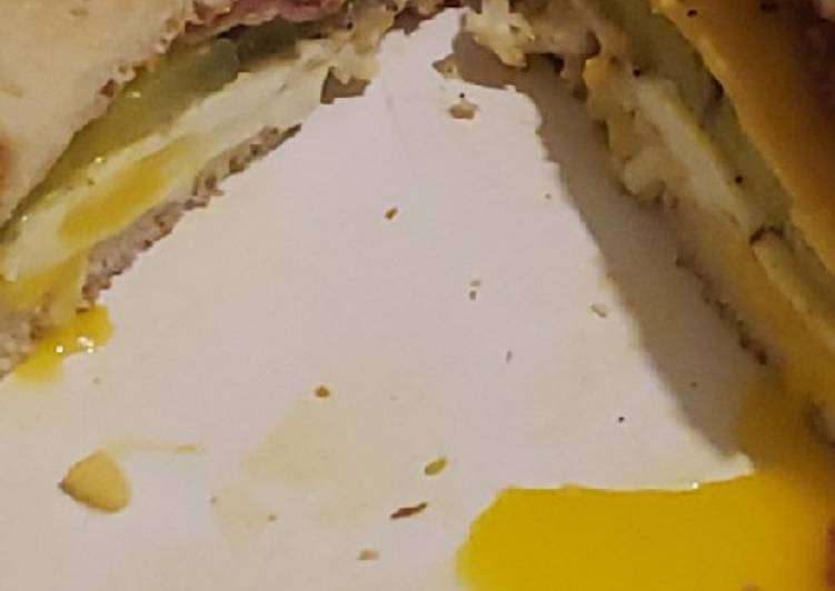 Recipe of Homemade Bacon and egg sandwich