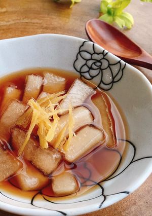 Hình của món Bột năng nấu nước đường.