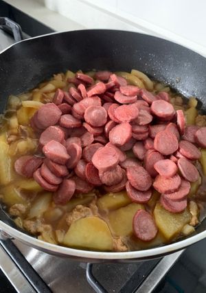 Foto resep Kentang & Daging masak kecap
