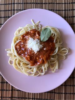 Una foto de Tallarines con atún 🍝