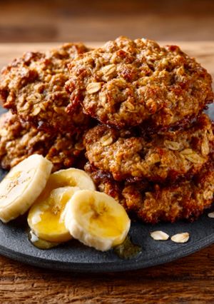 Una foto de Galletas de Avena y Plátano (sin harina)