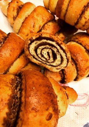 Glutén- és laktózmentes kakaós croissant recept fotója