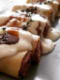Minicanelones de confit de pato y moixernons