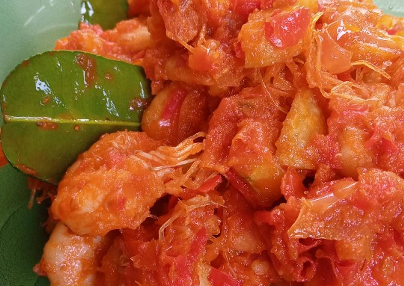Udang kentang balado