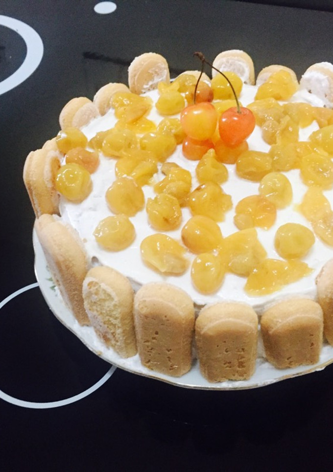 Una foto de Tarta de cerezas 🍒