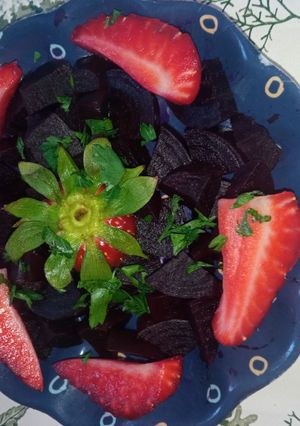 Une photo de Salade 🥗 de betterave 😋