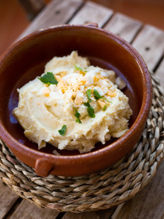 Una foto de Bacalao al ajoarriero