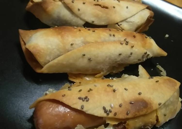 Rollito de Frankfurt/Bacon/Queso