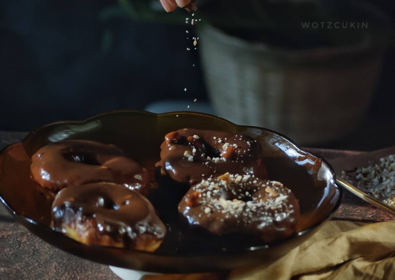 Chocolate topped Donuts