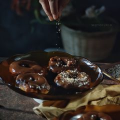 Chocolate topped Donuts A picture of Chocolate topped Donuts.
