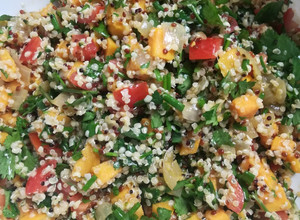 A picture of Tabbouleh Style Protein Salad - Serve with a nice Rump Steak!?.