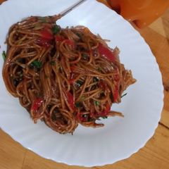 A picture of Veggie spaghetti.