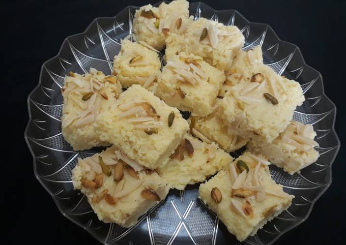 Milk Powder Burfi/Milk Sweet