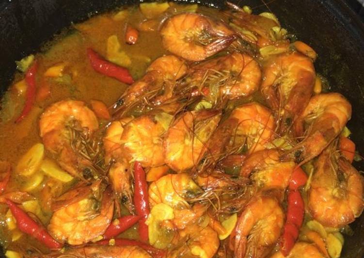 Resep Udang kuning ala momsky❤️ yang Bisa Manjain Lidah